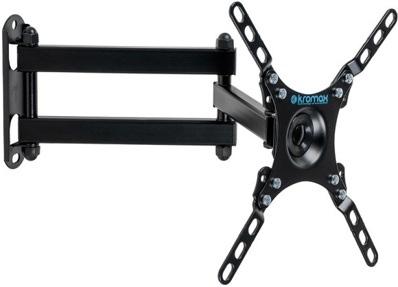 Кронштейн для телевизора Kromax DIX-13 черный 15"-42" макс.20кг настенный поворотно-выдвижной и наклонный Кронштейн для телевизора Kromax DIX-13 черный 15"-42" макс.20кг настенный поворотно-выдвижной и наклонный
