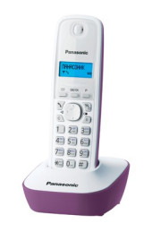Р/Телефон Dect Panasonic KX-TG1611RUF фиолетовый/белый АОН Р/Телефон Dect Panasonic KX-TG1611RUF фиолетовый/белый АОН