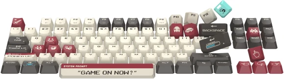 Клавиатура A4Tech S87 Pixels механическая серый/белый USB for gamer LED кабель 1.8м