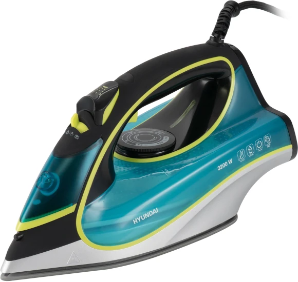 Утюг Hyundai H-SI01450 3200Вт голубой/желтый Утюг Hyundai H-SI01450 3200Вт голубой/желтый