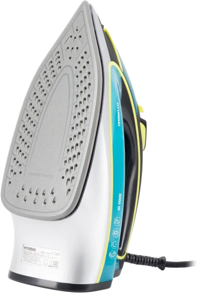 Утюг Hyundai H-SI01450 3200Вт голубой/желтый Утюг Hyundai H-SI01450 3200Вт голубой/желтый