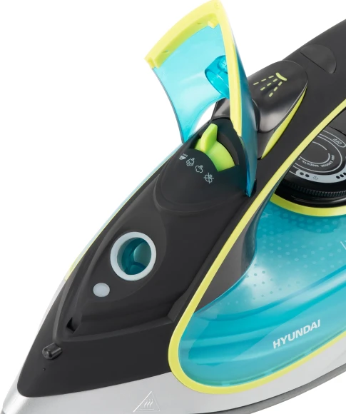 Утюг Hyundai H-SI01450 3200Вт голубой/желтый Утюг Hyundai H-SI01450 3200Вт голубой/желтый