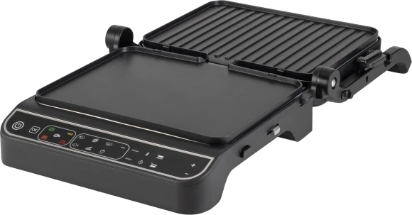 Электрогриль Hyundai HYG-7000 2000Вт серебристый/черный