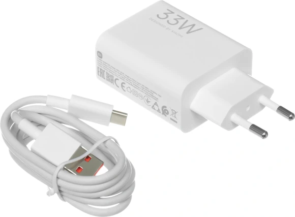 Сетевое зар./устр. Xiaomi BHR9956EU 33W 3A (PD) USB универсальное белый