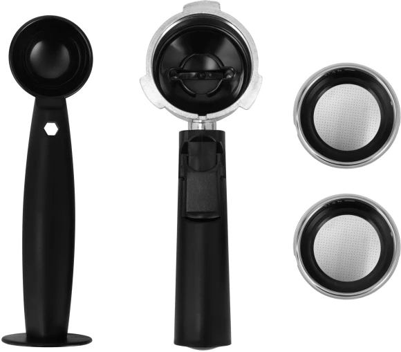 Кофеварка рожковая Vitek Metropolis VT-8489 1250Вт серый/черный