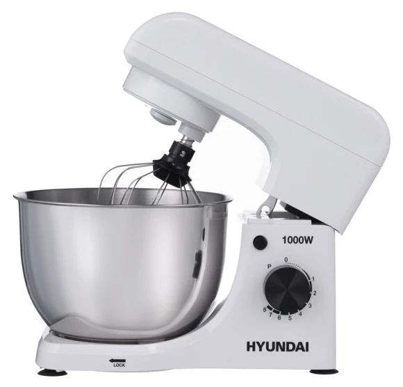 Миксер планетарный Hyundai HYM-S4451 1000Вт белый/черный Миксер планетарный Hyundai HYM-S4451 1000Вт белый/черный