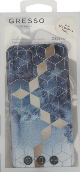 Чехол (клип-кейс) Gresso для ZTE Blade L9 Meridian синий (GR17AAAE9049)