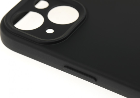 Чехол (клип-кейс) BoraSCO для Apple iPhone 15 Plus Microfiber Case черный (72421)