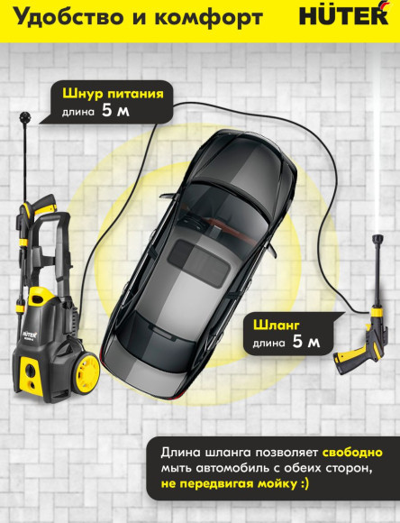 Минимойка Huter M2000-A 1900Вт (70/8/25)