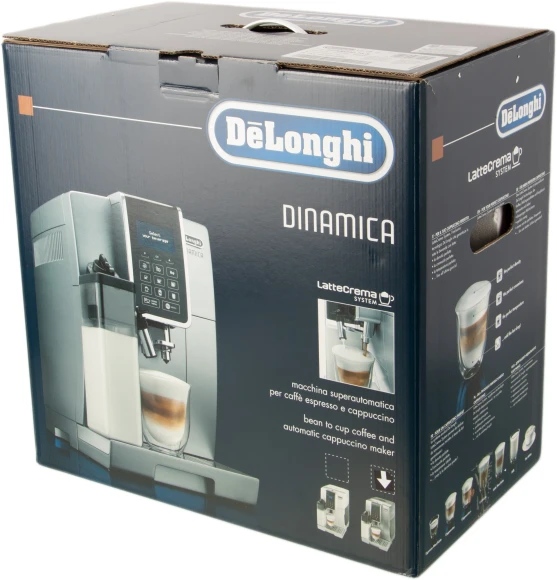 Кофемашина Delonghi Dinamica ECAM350.75.S 1450Вт серебристый