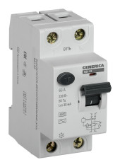 Выключатель дифф.тока УЗО IEK MDV15-2-063-030 ВД1-63 Generica 63A 4.5kA 30мА AC 2П 230В 2мод серый (упак.:1шт) Выключатель дифф.тока УЗО IEK MDV15-2-063-030 ВД1-63 Generica 63A 4.5kA 30мА AC 2П 230В 2мод серый (упак.:1шт)