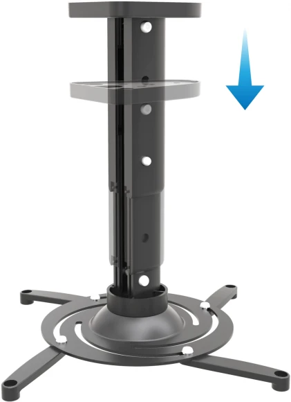 Кронштейн для проектора Cactus CS-VM-PR05M-BK черный макс.10кг потолочный поворот и наклон Кронштейн для проектора Cactus CS-VM-PR05M-BK черный макс.10кг потолочный поворот и наклон