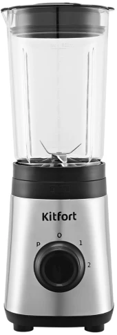 Чайник электрический Kitfort КТ-8707 0.8л. 1300Вт нержавеющая сталь/черный корпус: Металл/стекло/пластик