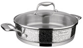 Сотейник Rondell Vintage RDS-353 2.6л. d=26см (с крышкой) стальной Сотейник Rondell Vintage RDS-353 2.6л. d=26см (с крышкой) стальной