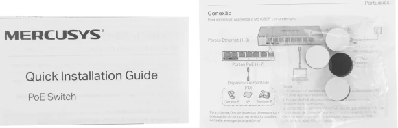 Коммутатор Mercusys MS105GP (L2) 5x1Гбит/с 4PoE+ 65W неуправляемый Коммутатор Mercusys MS105GP (L2) 5x1Гбит/с 4PoE+ 65W неуправляемый