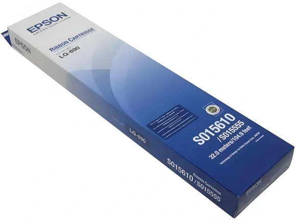 Картридж ленточный Epson S015610 C13S015610BA черный для Epson LQ-690 Картридж ленточный Epson S015610 C13S015610BA черный для Epson LQ-690