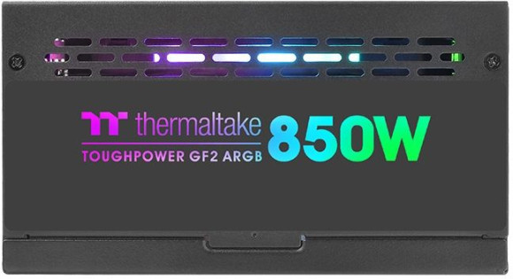Блок питания Thermaltake ATX 850W Toughpower GF2 ARGB 80+ gold 24pin APFC 140mm fan color LED 9xSATA Cab Manag RTL Блок питания Thermaltake ATX 850W Toughpower GF2 ARGB 80+ gold 24pin APFC 140mm fan color LED 9xSATA Cab Manag RTL