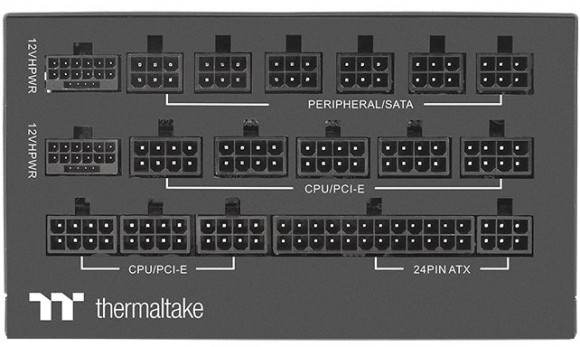 Блок питания Thermaltake ATX 1650W Toughpower GF3 Gen.5 80+ gold 24pin APFC 140mm fan color LED 16xSATA Cab Manag RTL Блок питания Thermaltake ATX 1650W Toughpower GF3 Gen.5 80+ gold 24pin APFC 140mm fan color LED 16xSATA Cab Manag RTL