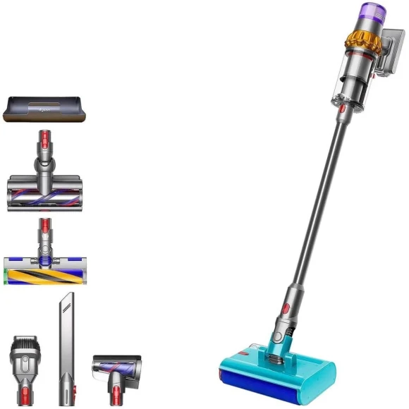 Пылесос Dyson V15S (SV47) DT Submarine 660Вт желтый/никель Пылесос Dyson V15S (SV47) DT Submarine 660Вт желтый/никель