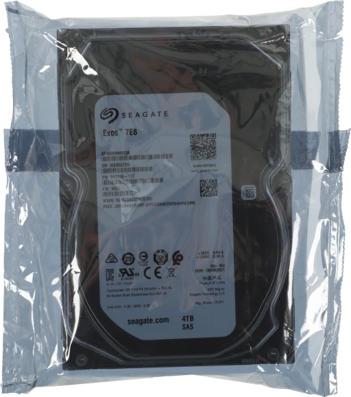 Жесткий диск Seagate SAS 3.0 4TB ST4000NM003A Server Exos 7E8 512E (7200rpm) 256Mb 3.5" Жесткий диск Seagate SAS 3.0 4TB ST4000NM003A Server Exos 7E8 512E (7200rpm) 256Mb 3.5"