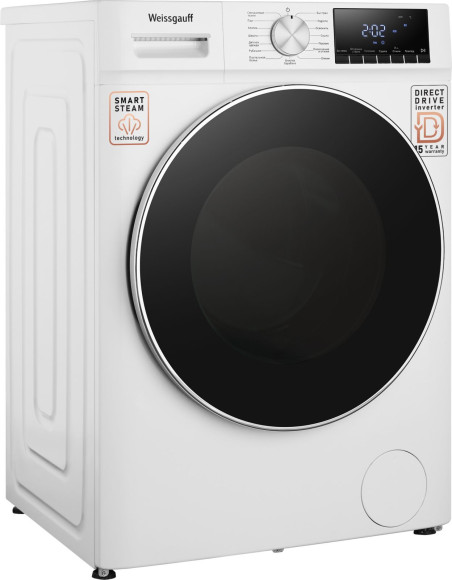 Стиральная машина Weissgauff WMD 58411 класс: B загр.фронтальная макс.:11кг (с сушкой) белый инвертор