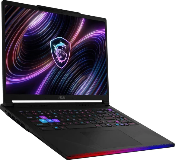 Ноутбук MSI Raider 16 Max HX B2WI-030RU Core Ultra 9 290HX Plus 32Gb SSD2Tb NVIDIA GeForce RTX5080 16Gb 16" OLED QHD+ (2560x1600) Windows 11 Home black WiFi BT Cam (9S7-265111-030)
