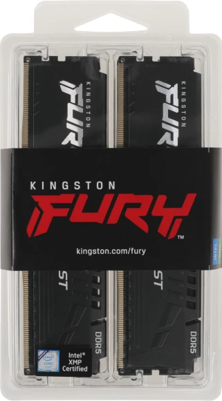 Память DDR5 4x16GB 6000MHz Kingston KF560C40BBK4-64 Fury Beast Black RTL Gaming PC5-48000 CL40 DIMM 288-pin 1.35В kit dual rank с радиатором Ret Память DDR5 4x16GB 6000MHz Kingston KF560C40BBK4-64 Fury Beast Black RTL Gaming PC5-48000 CL40 DIMM 288-pin 1.35В kit dual rank с радиатором Ret