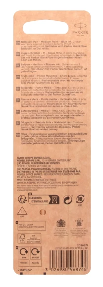 Ручка шариков. Parker Jotter Originals K60 (2096874) White CT M син. черн. блистер