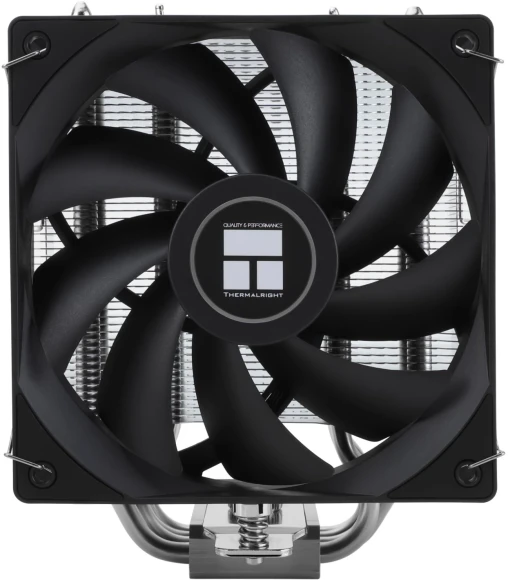 Устройство охлаждения(кулер) Thermalright Assassin X 120 v2 Soc-AM5/AM4/1200/1700/1851 черный 4-pin 25.6dB Al+Cu 700gr Ret (AX120-V2)