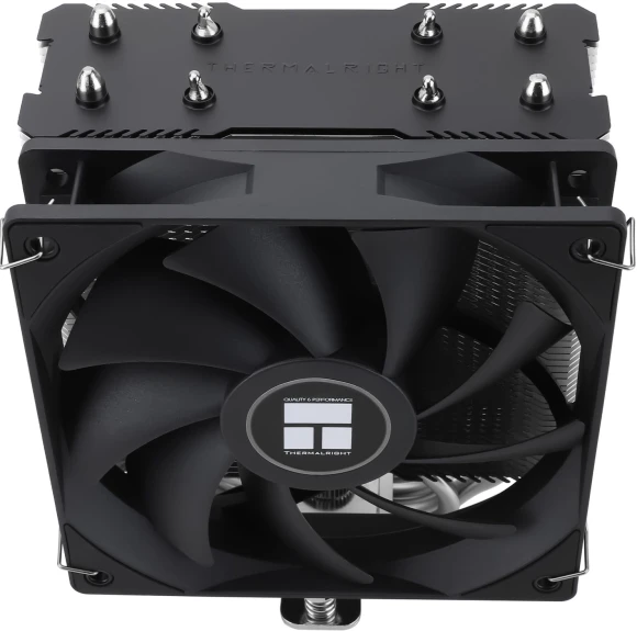 Устройство охлаждения(кулер) Thermalright Assassin X 120 v2 Soc-AM5/AM4/1200/1700/1851 черный 4-pin 25.6dB Al+Cu 700gr Ret (AX120-V2)