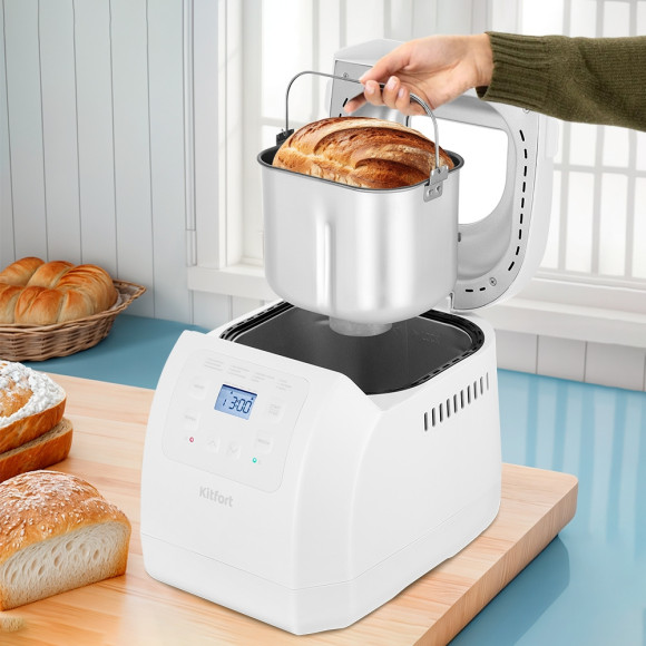 Хлебопечь Kitfort КТ-312 550Вт белый Хлебопечь Kitfort КТ-312 550Вт белый