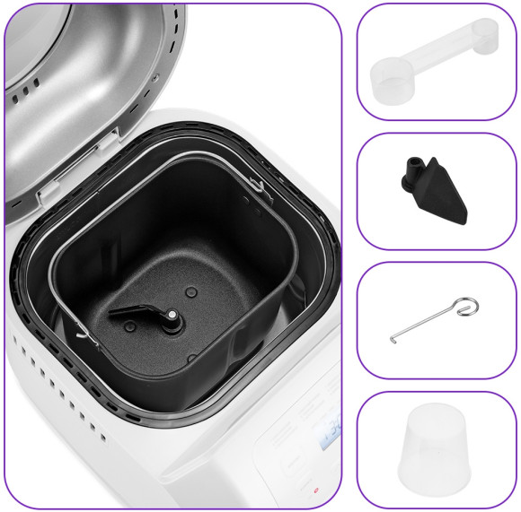 Хлебопечь Kitfort КТ-312 550Вт белый Хлебопечь Kitfort КТ-312 550Вт белый