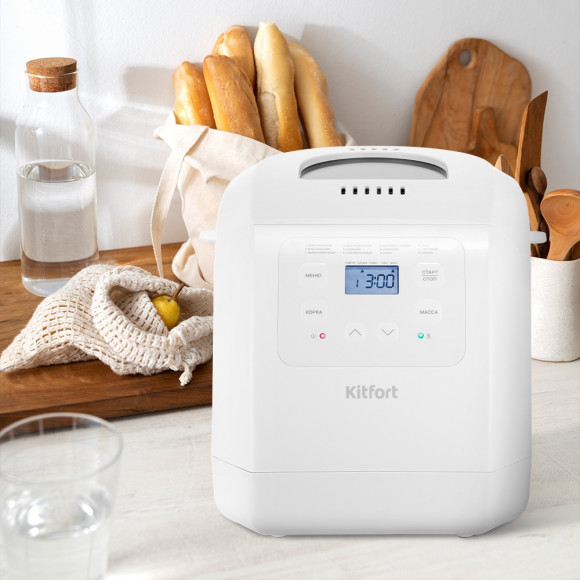 Хлебопечь Kitfort КТ-312 550Вт белый Хлебопечь Kitfort КТ-312 550Вт белый