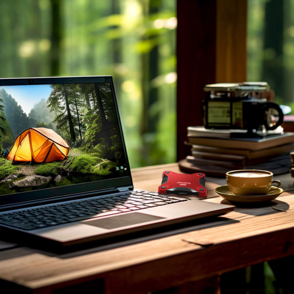 Накопитель SSD A-Data USB3.1 512GB SD620-512GCRD SD620 2.5" красный