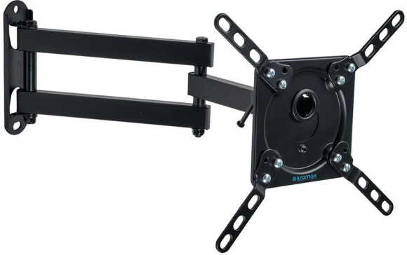 Кронштейн для телевизора Kromax DIX-14 черный 15"-42" макс.20кг настенный поворотно-выдвижной и наклонный Кронштейн для телевизора Kromax DIX-14 черный 15"-42" макс.20кг настенный поворотно-выдвижной и наклонный