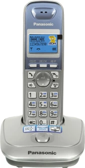 Р/Телефон Dect Panasonic KX-TG2511RUS серебристый/голубой АОН Р/Телефон Dect Panasonic KX-TG2511RUS серебристый/голубой АОН
