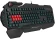 Клавиатура A4Tech B318 черный USB Multimedia for gamer LED (подставка для запястий) кабель 1.8м