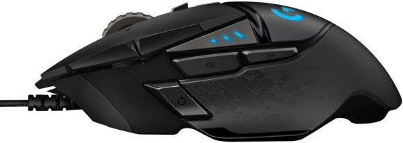 Мышь Logitech G502 Hero черный оптическая 25600dpi USB для ноутбука 9but (910-005474)