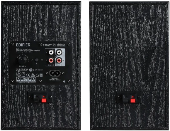 Колонки Edifier R990BT 2.0 черный 24Вт BT