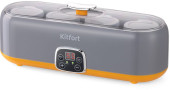 Кофемолка Kitfort КТ-7537 18Вт сист.помол.:жернова вместим.:31гр нержавеющая сталь