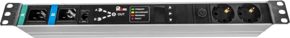 АВР Rem R-16-2S-T-440 1U 19" ввод:2xС20 выход:2xSchuko16A