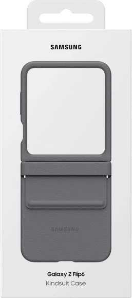 Чехол (клип-кейс) Samsung для Samsung Galaxy Z Flip6 Kindsuit Case Flip 6 (F741) серый (EF-VF741PJEGRU)