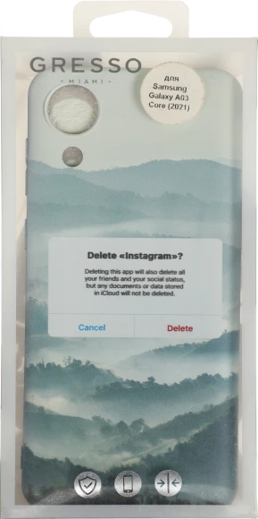 Чехол (клип-кейс) Gresso для Samsung Galaxy A03 Core Meridian зеленый (GR17AAAE8934)