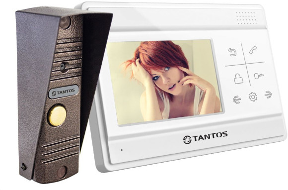 Комплект домофона Tantos Lilu kit белый Комплект домофона Tantos Lilu kit белый