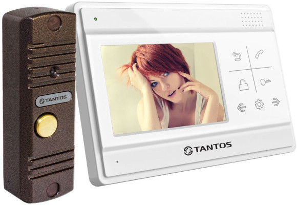 Комплект домофона Tantos Lilu kit белый Комплект домофона Tantos Lilu kit белый