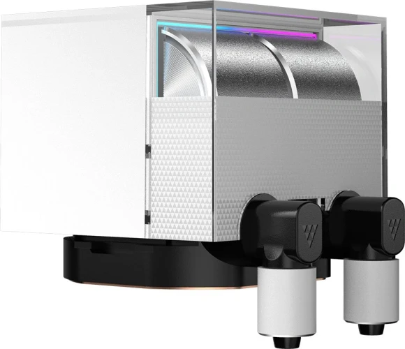 Система водяного охлаждения PcCooler DS360 Display ARGB Soc-AM5/AM4/1200/1700/1851 белый 4-pin 39.8dB Al LCD 310W Ret (DS360-WHNWXY-GL)