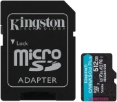 Флеш карта microSDXC 512GB Kingston SDCG4/512GB Canvas Go! Plus V10 A2 + adapter Флеш карта microSDXC 512GB Kingston SDCG4/512GB Canvas Go! Plus V10 A2 + adapter