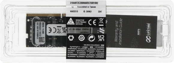 Память DDR4 8GB 3200MHz Kingston KF432S20IB/8 Fury Impact RTL PC4-25600 CL20 SO-DIMM 260-pin 1.2В single rank Ret