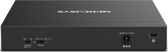 Коммутатор Mercusys MS108GP (L2) 8x1Гбит/с 7PoE+ 65W неуправляемый Коммутатор Mercusys MS108GP (L2) 8x1Гбит/с 7PoE+ 65W неуправляемый