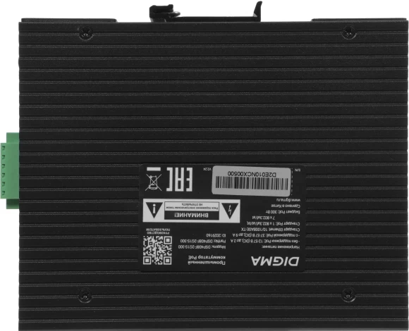 Коммутатор Digma DSP408F-2G1S-300 (L2) 8x100Мбит/с 2x1Гбит/с 1SFP 8PoE 8PoE+ 1PoE++ 300W неуправляемый Коммутатор Digma DSP408F-2G1S-300 (L2) 8x100Мбит/с 2x1Гбит/с 1SFP 8PoE 8PoE+ 1PoE++ 300W неуправляемый